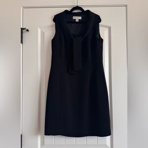 Petite Sophisticate Size 4 Black Sleeveless, Lined, Fitted Dress.
